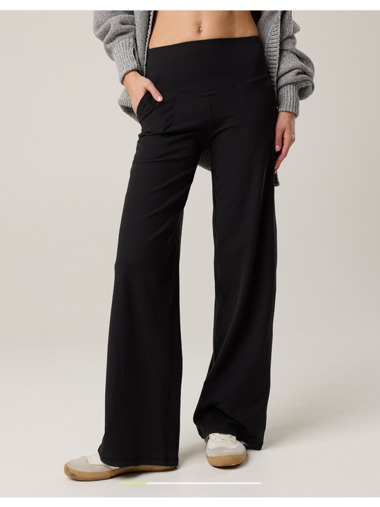 aerie Pants - OFFLINE By Aerie Real Me XTRA Ribbed High Waisted Trouser